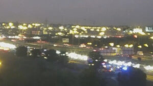 El incendio de un vehículo en la M-50 provoca retenciones de tráfico a la altura de Móstoles