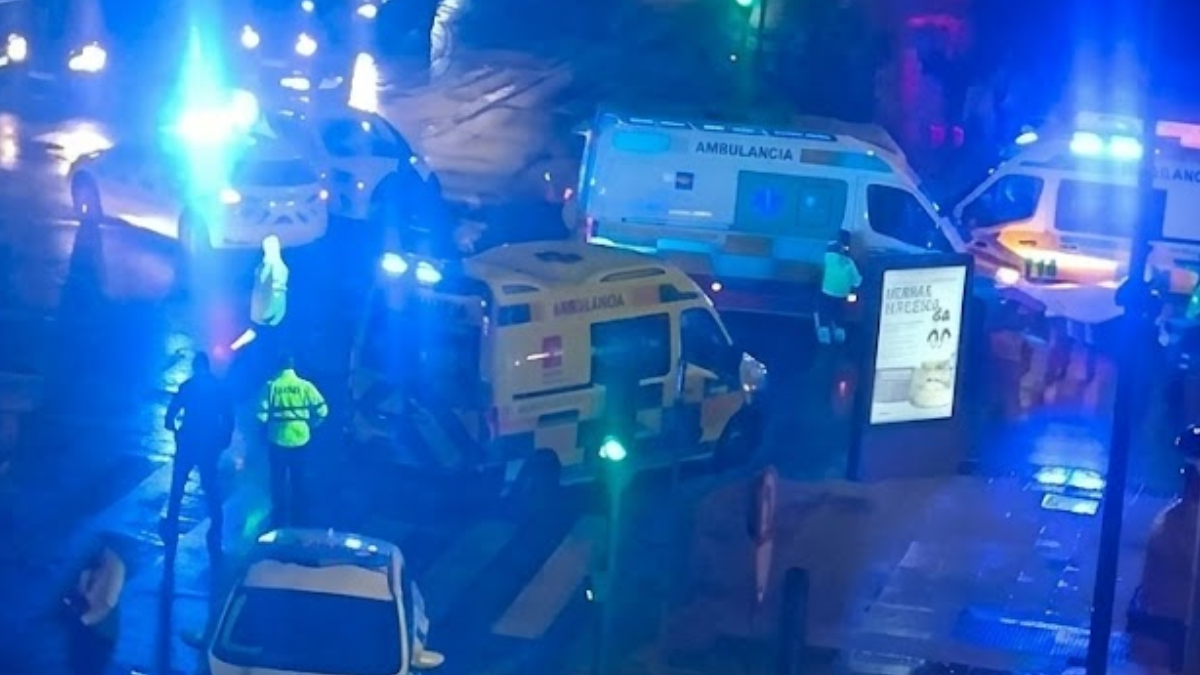 Varios atendidos en un accidente en el cruce entre la avenida de Portugal y el Paseo de Goya de Móstoles