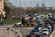 Contra el colapso de la M-506: vecinos de Móstoles y Fuenlabrada se unen y anuncian una recogida de firmas