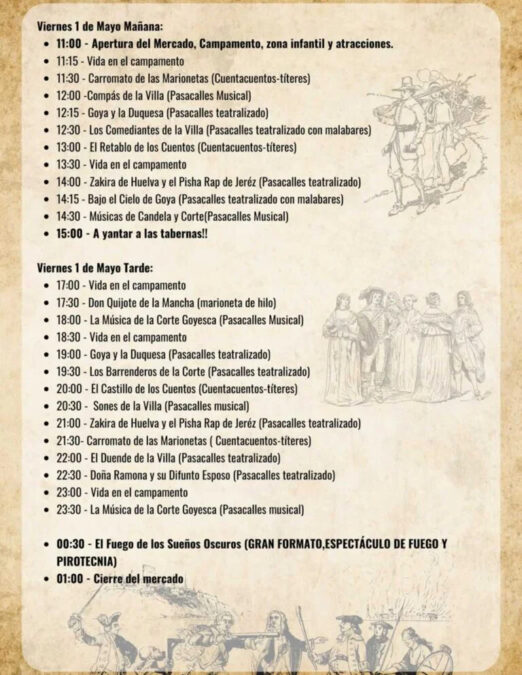 Móstoles se prepara para la apertura de su Mercado Goyesco: dónde y cuándo poder visitarlo