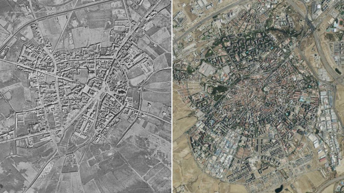 ¿Dónde estaba tu casa en 1956? Así es el mapa interactivo que muestra cómo era Móstoles hace 70 años