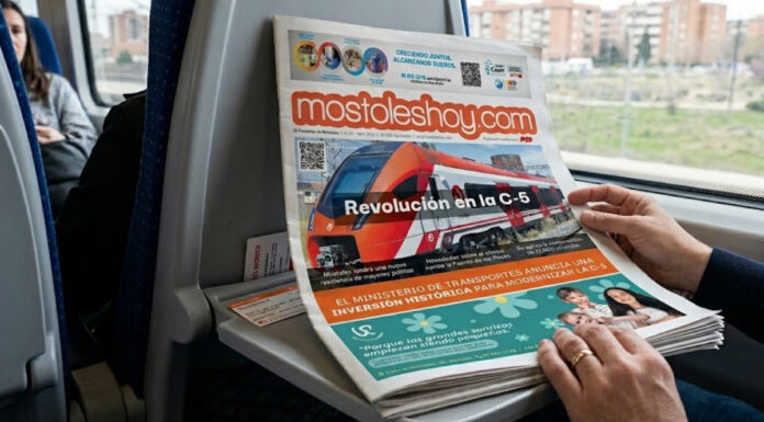 La revolución en la C-5 de Cercanías Madrid protagoniza el periódico de abril de mostoleshoy.com
