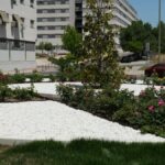 Obras de mejora en el PAU-4: Móstoles tiene un nuevo espacio verde tras la reforma integral de una rotonda