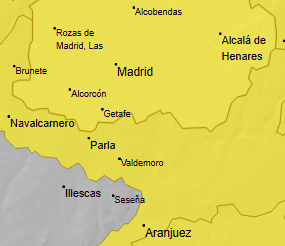 Móstoles se prepara para un jueves de tormentas y fuertes lluvias: la AEMET activa la alerta amarilla