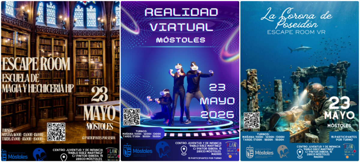 Qué hacer este fin de semana en Móstoles: vuelve 'Ilumina Móstoles', escape rooms, dinosaurios y mucho más