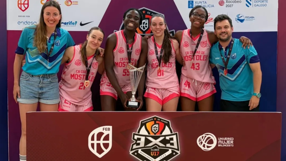 El CBC Móstoles, campeón de España 3x3 femenino sub-17 tras vencer al Valencia Basket El CBC Móstoles, campeón de España 3x3 femenino sub-17 tras vencer al Valencia Basket