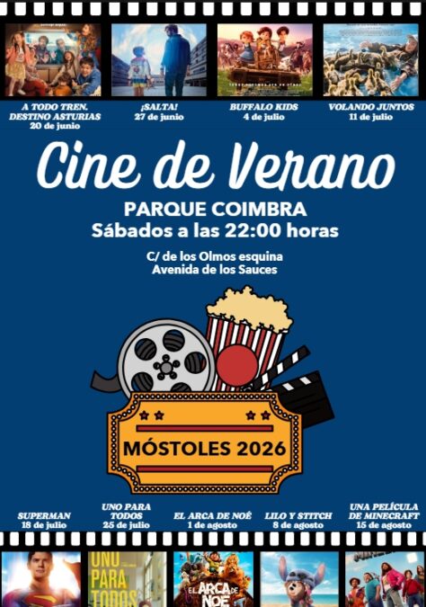 Móstoles contará con un cine de verano completamente gratis de junio a agosto