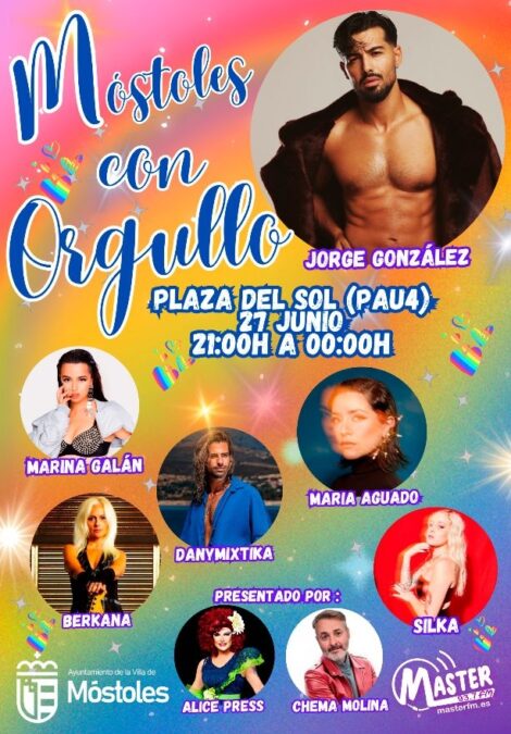 Así celebrará Móstoles el Día Internacional del Orgullo LGTBI: conciertos y varias actividades programadas