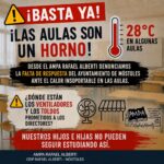 Los AMPAs de varios colegios de Móstoles protestan por el calor en las aulas: el Ayuntamiento da respuesta