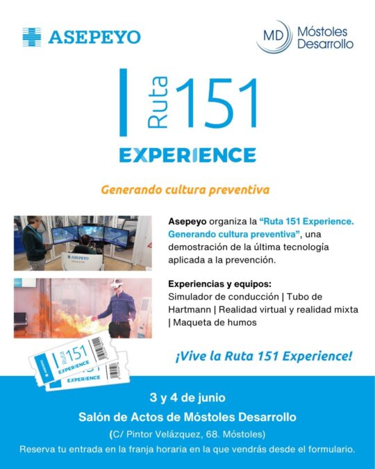 Simulador de conducción, realidad virtual y mucho más: la Ruta 151 Experience llega a Móstoles Desarrollo