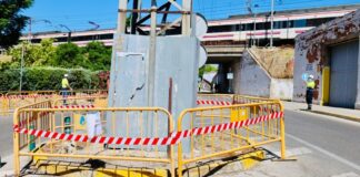 Móstoles soterrará la torre de media tensión de Avenida Olímpica: las obras finalizarán en agosto