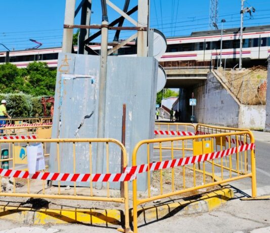 Móstoles soterrará la torre de media tensión de Avenida Olímpica: las obras finalizarán en agosto