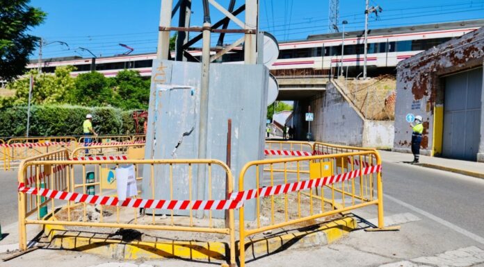 Móstoles soterrará la torre de media tensión de Avenida Olímpica: las obras finalizarán en agosto Móstoles soterrará la torre de media tensión de Avenida Olímpica: las obras finalizarán en agosto