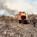 Móstoles vuelve a ser afectada por los incendios en la región: humo en suspensión, cielo rojo y olor a quemado