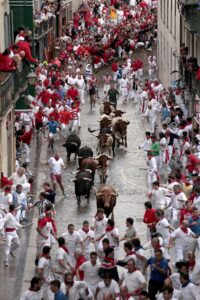 Un vecino de Móstoles, hospitalizado al resultar herido en el último encierro en los San Fermines