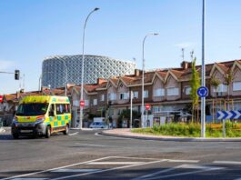 Móstoles estrena el nuevo acceso sur al Hospital Rey Juan Carlos: ahorrará cuatro minutos a los vecinos Móstoles estrena el nuevo acceso sur al Hospital Rey Juan Carlos: ahorrará cuatro minutos a los vecinos