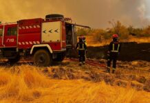 Móstoles vuelve a ser afectada por los incendios en la región: humo en suspensión, cielo rojo y olor a quemado