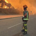 Móstoles, afectada por los incendios en la región: olor a quemado, humo y polvo en suspensión