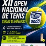 El XII Open Nacional Ciudad de Móstoles de Tenis llega este verano con los mejores tenistas del país