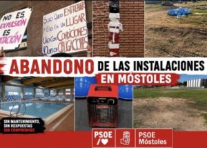 EI PSOE carga contra la gestión deportiva de Móstoles y reclama un giro urgente