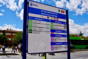 Nuevas dársenas de autobuses en la avenida de Portugal de Móstoles: así queda el reparto de las líneas