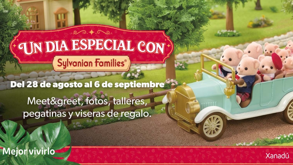Plan gratis para los peques de Móstoles: llega el universo 'Sylvanian Families' a Xanadú con talleres y regalos