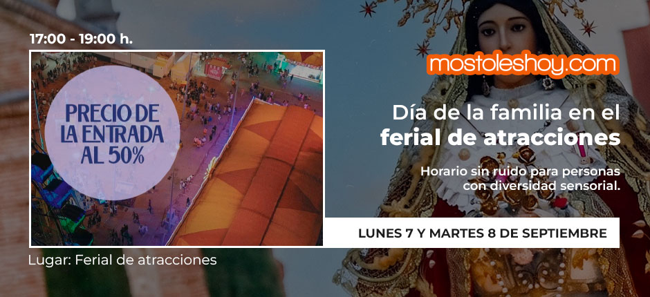 ¡Día de la familia en el ferial de atracciones!