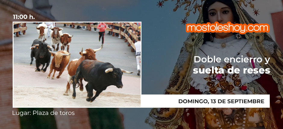 Doble encierro y suelta de reses 