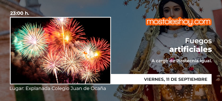 Fuegos artificiales | Programa Fiestas de Móstoles 2026