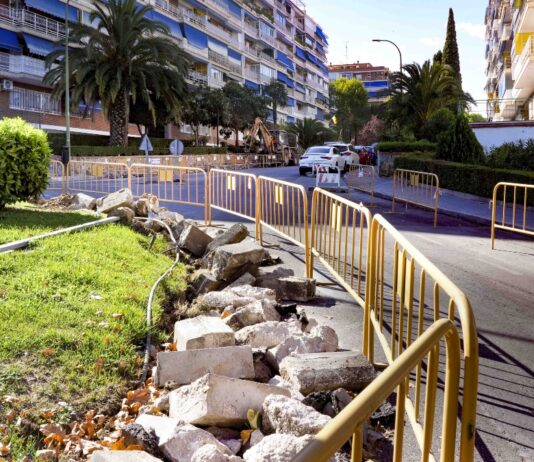 Obras de mejora en el Paseo de Goya de Móstoles: más acera peatonal y dos nuevas plazas de aparcamiento Obras de mejora en el Paseo de Goya de Móstoles: más acera peatonal y dos nuevas plazas de aparcamiento