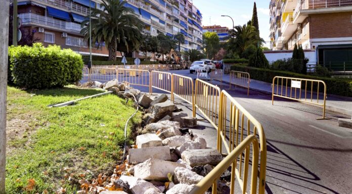 Obras de mejora en el Paseo de Goya de Móstoles: más acera peatonal y dos nuevas plazas de aparcamiento Obras de mejora en el Paseo de Goya de Móstoles: más acera peatonal y dos nuevas plazas de aparcamiento