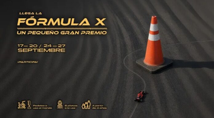 Plan familiar a un paso de Móstoles: llega a X-Madrid un Scalextric gigante de F1 accionado a pedales