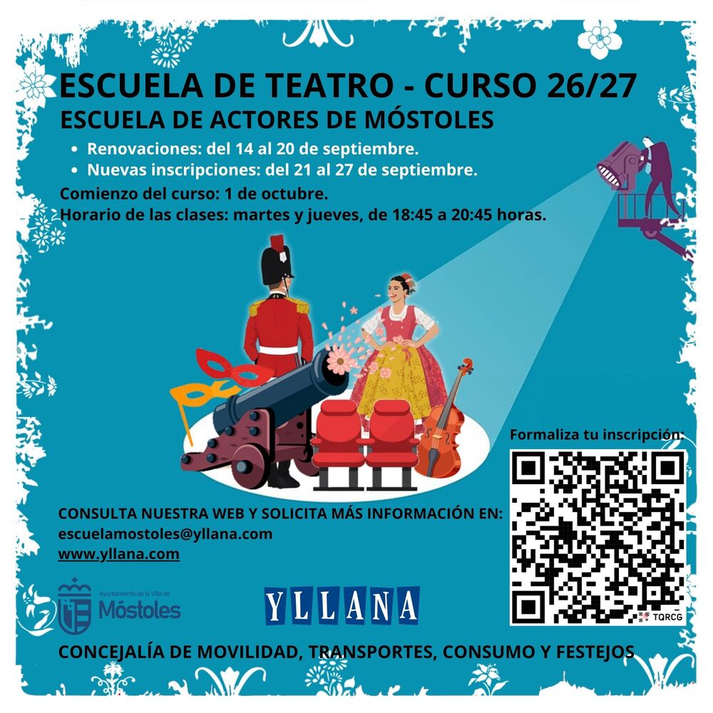 Móstoles vuelve a subir el telón con una escuela que convierte su historia en teatro