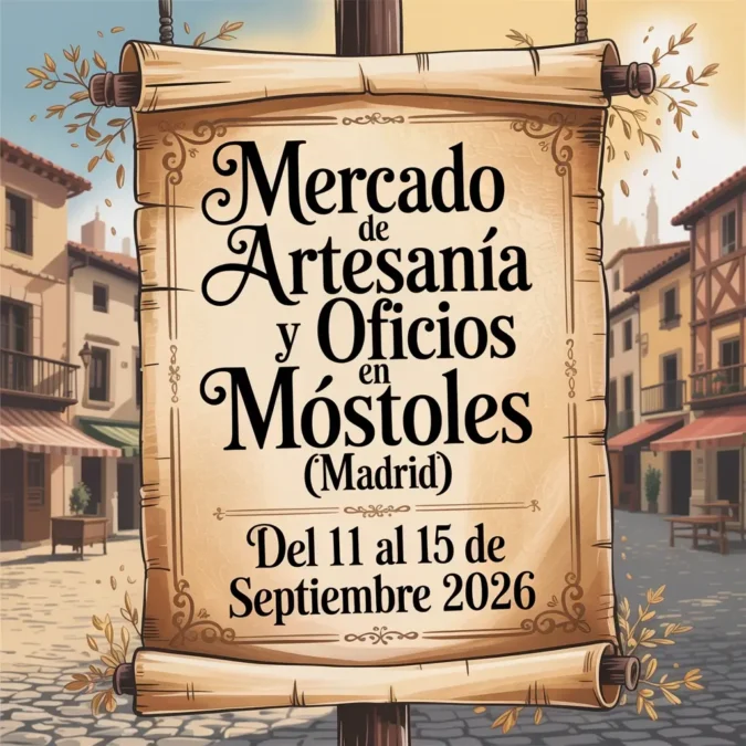 Así será el Mercado de Artesanía de Móstoles 2026: la programación completa y gratuita