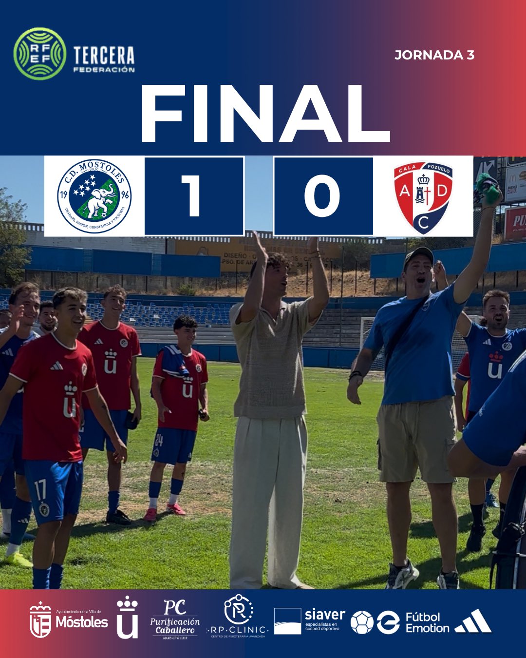 Cuatro victorias y una derrota: así ha sido el resumen deportivo de Móstoles este fin de semana