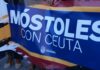 Cerca de 7.500 personas llenan la Plaza de España de Móstoles para mostrar su apoyo a Ceuta
