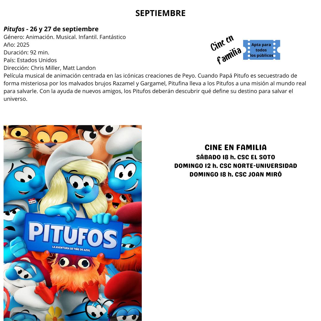 Qué hacer este fin de semana en Móstoles: fuerte programación cultural con cine gratis