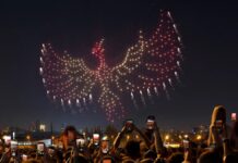 El cielo se iluminará a solo unos minutos de Móstoles con un espectáculo de drones este sábado