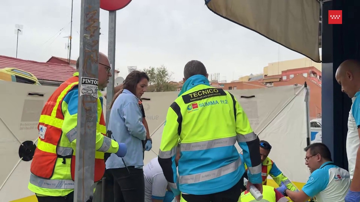Fallece un trabajador en Móstoles tras precipitarse desde la cubierta de un edificio