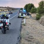 Un joven de 23 años de Móstoles resulta herido grave en un accidente de tráfico en Almudévar