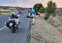 Un joven de 23 años de Móstoles resulta herido grave en un accidente de tráfico en Almudévar