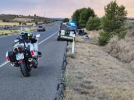 Un joven de 23 años de Móstoles resulta herido grave en un accidente de tráfico en Almudévar
