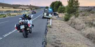 Un joven de 23 años de Móstoles resulta herido grave en un accidente de tráfico en Almudévar