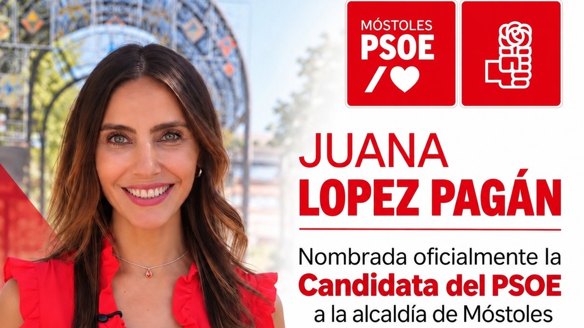 Juana López Pagán será la candidata del PSOE a la alcaldía de Móstoles en las elecciones de 2027 Juana López Pagán será la candidata del PSOE a la alcaldía de Móstoles en las elecciones de 2027