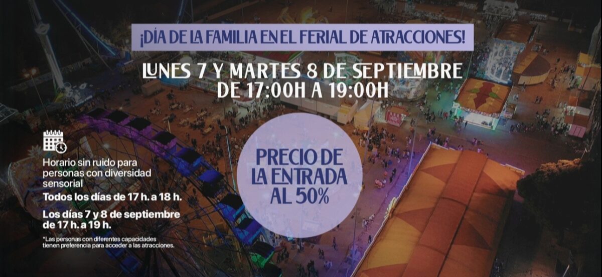 Vuelven las atracciones a las Fiestas de Móstoles: cuándo abre el recinto ferial y qué días habrá descuentos al 50%