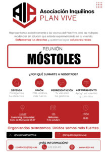 Vecinos del Plan Vive en Móstoles se organizan ante las incidencias en sus viviendas