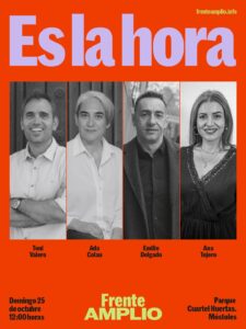 Frente Amplio convoca a los vecinos de Móstoles a un encuentro este domingo en el parque Cuartel Huertas