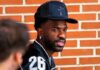 El futbolista del Real Madrid, Vinicius Júnior, presente en un partido de fútbol sala en Móstoles