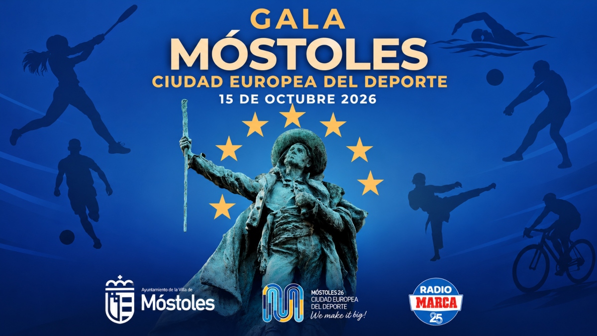 Móstoles celebra la Gala del Deporte: el Teatro del Bosque acoge su XX edición como Ciudad Europea 2026