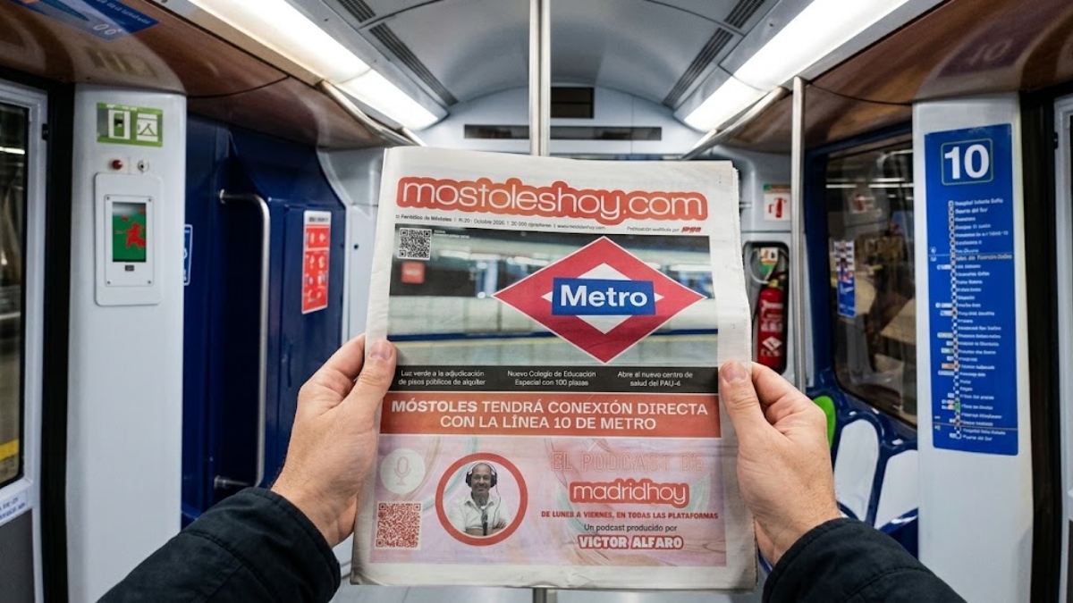 La llegada de la Línea 10 de Metro a Móstoles protagoniza el periódico de mostoleshoy.com: disponible gratis